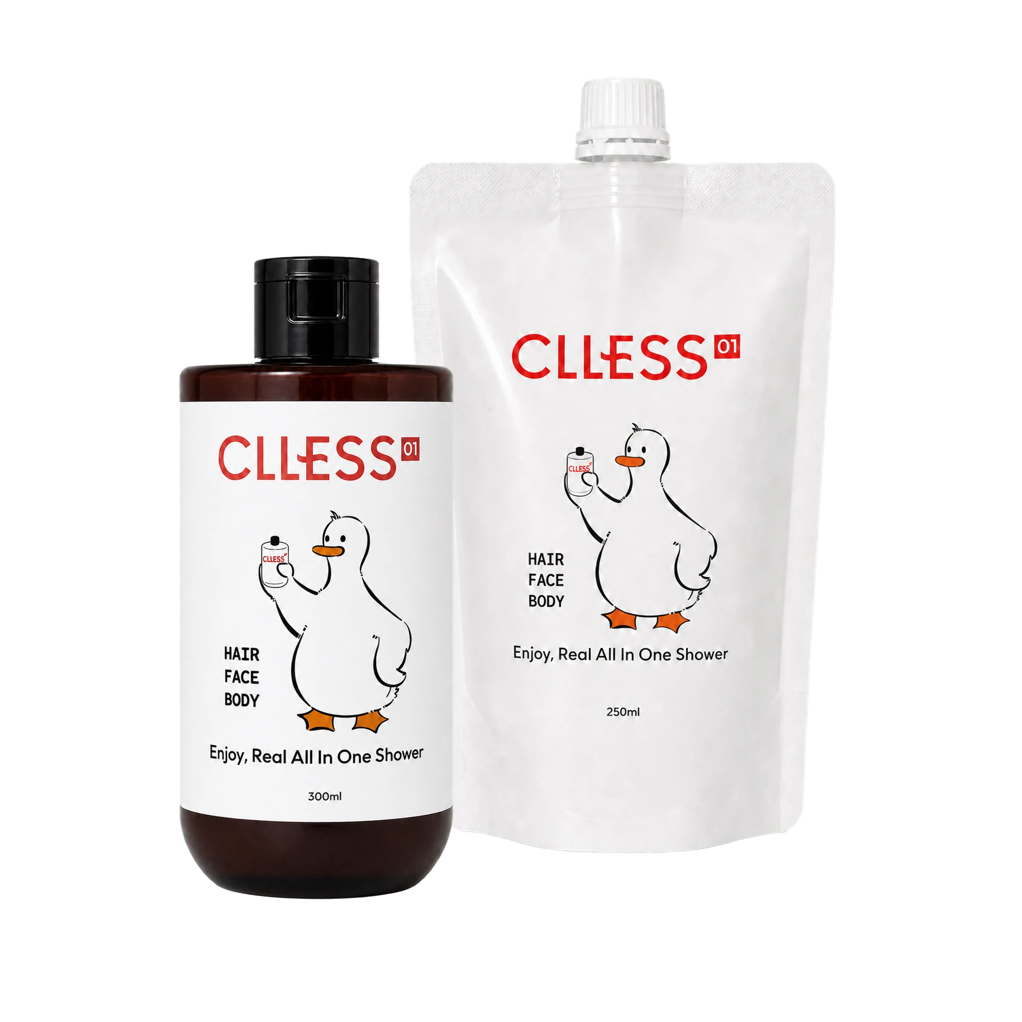 CLLESS 01 본품과 리필 파우치 세트