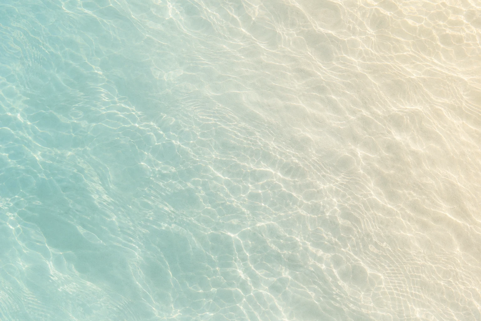 Calm water surface seen from above